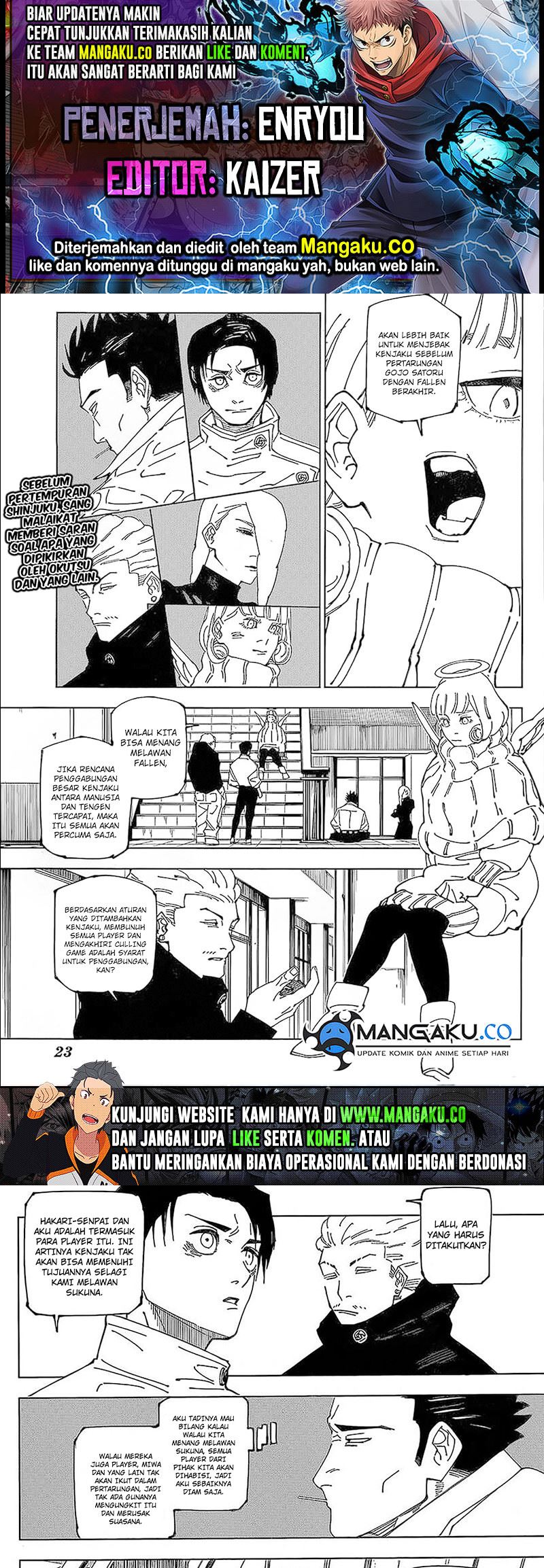 Komik Jujutsu Kaisen Chapter 240 Bahasa Indonesia - KomikIndo