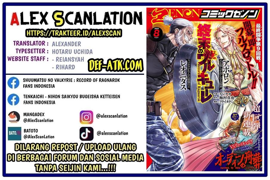 Shuumatsu no Valkyrie Chapter 79 Bahasa Indonesia - BacaKomik