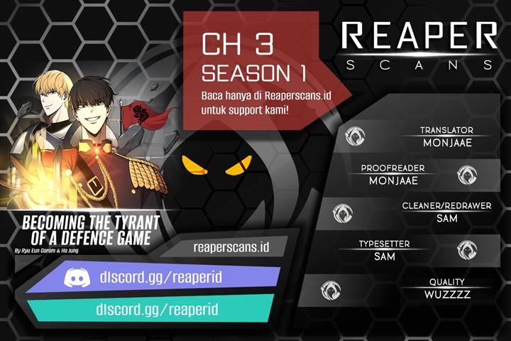 Komik I Became the Tyrant of a Defense Game Chapter 3 Bahasa Indonesia