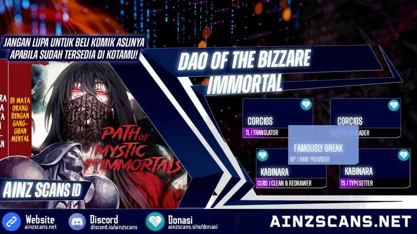 Dao of the bizarre immortal. Dao of the bizarre immortal