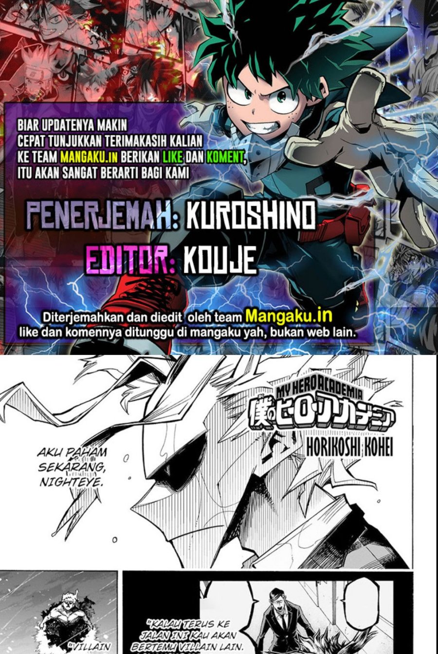 Komik Boku No Hero Academia Chapter Komikcast