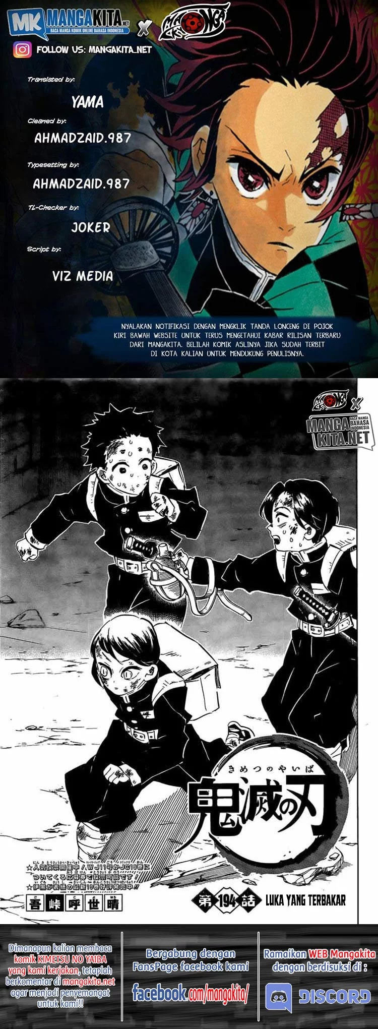 Komik Kimetsu no Yaiba Chapter 194 Bahasa Indonesia - KomikIndo