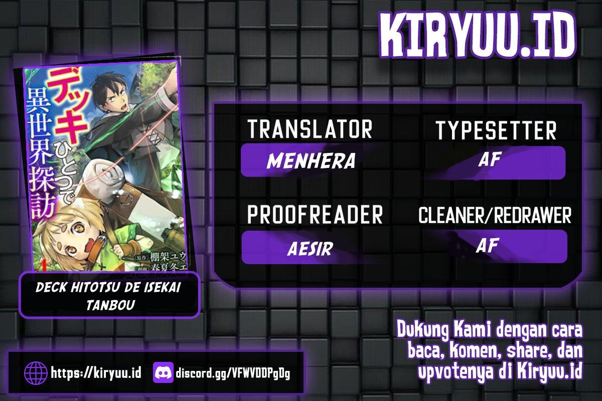 Deck Hitotsu De Isekai Tanbou Komik Deck Hitotsu de Isekai Tanbou Chapter 13 - Komikcast