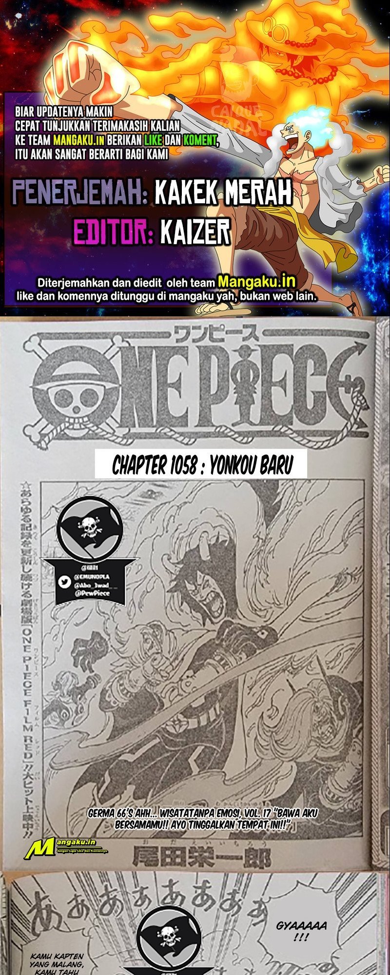 One Piece Episode 1058 Subtitle Indonesia - SOKUJA