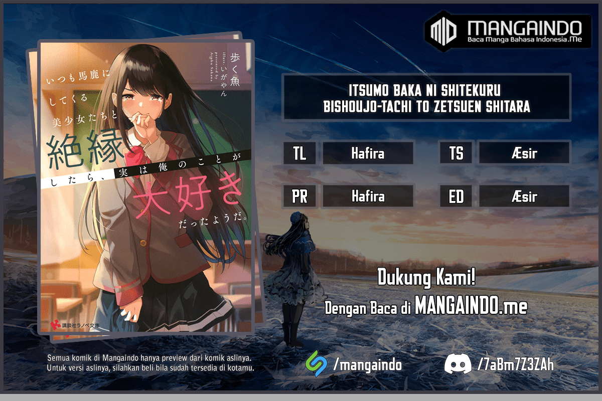 Komik Itsumo Baka ni shitekuru Bishoujo-tachi to Zetsuen shitara, Jitsu