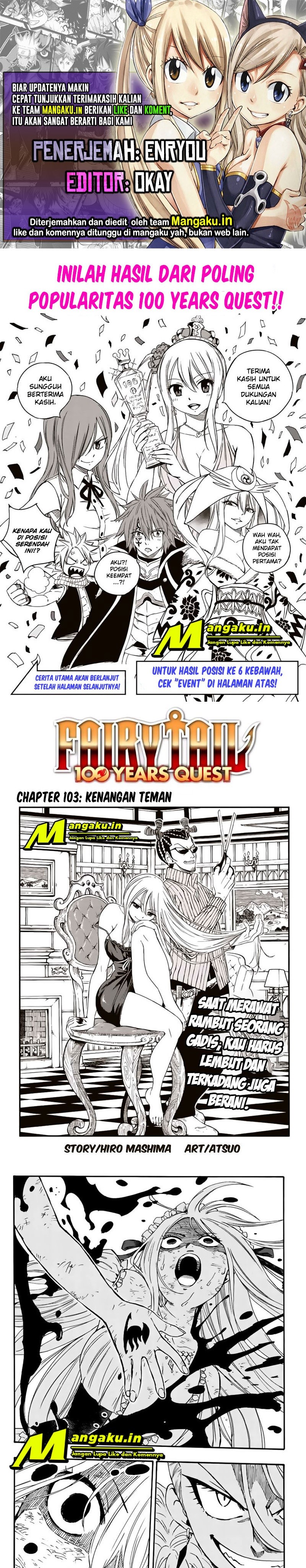 Komik Fairy Tail: 100 Years Quest Chapter 103 Bahasa Indonesia - KomikIndo